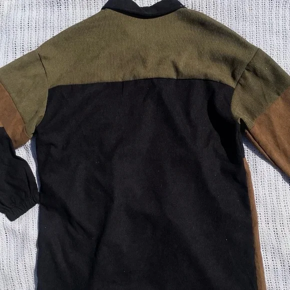 Colorblock Button-Up jacket - Picture 2 of 2